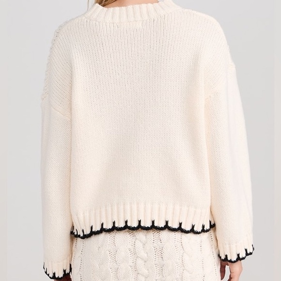 NWT Anthropologie Little Lies Cable Stitch Sweater Size S/M - Picture 9 of 12